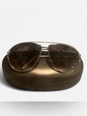 Authentic Grail! Gucci Vintage Aviator Sunglasses